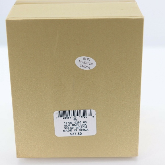 Charter Club Womens Silver-Tone Crystal Watch - Picture 4 of 8